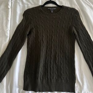 Ralph Lauren Slim Fit Cashmere Cable Knit Sweater